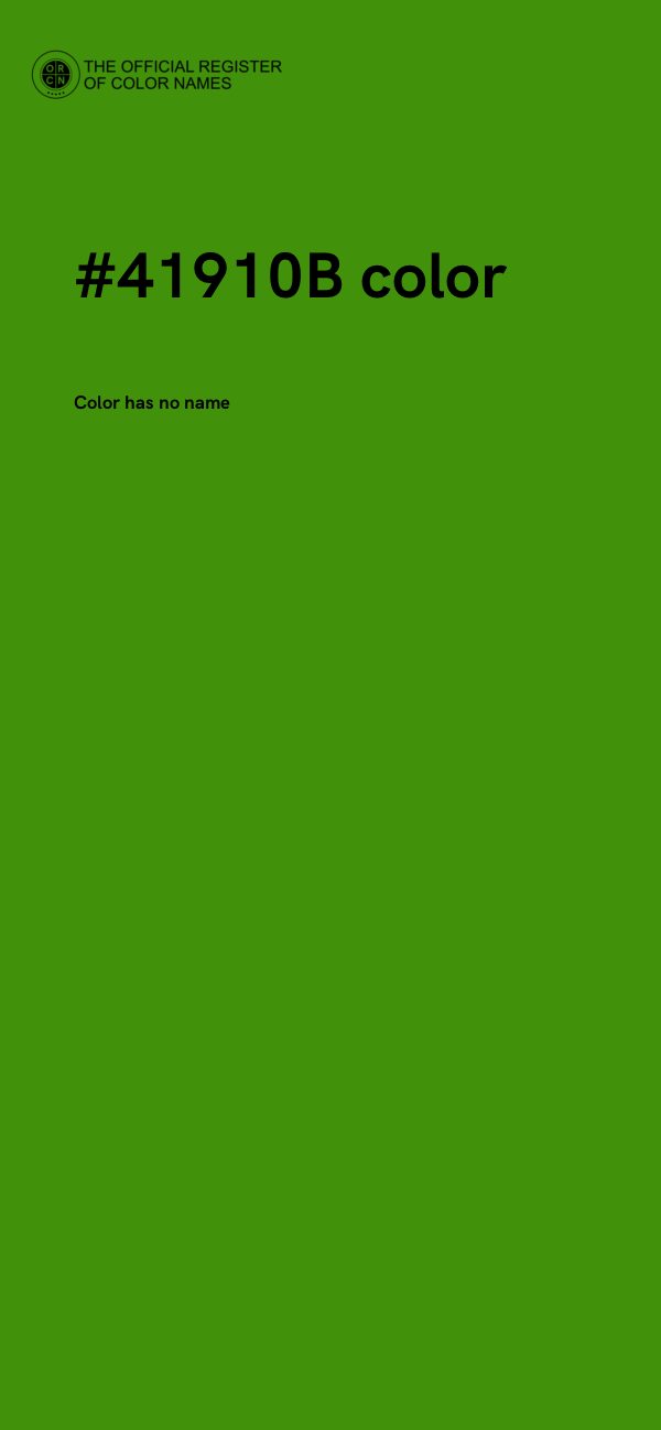 #41910B color image