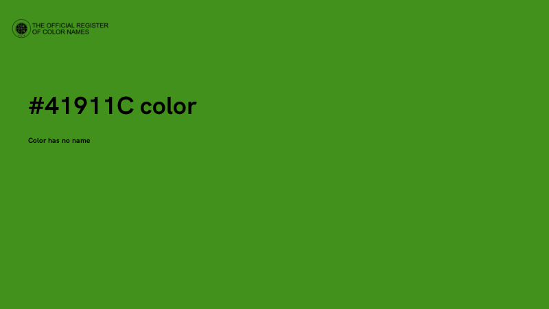 #41911C color image