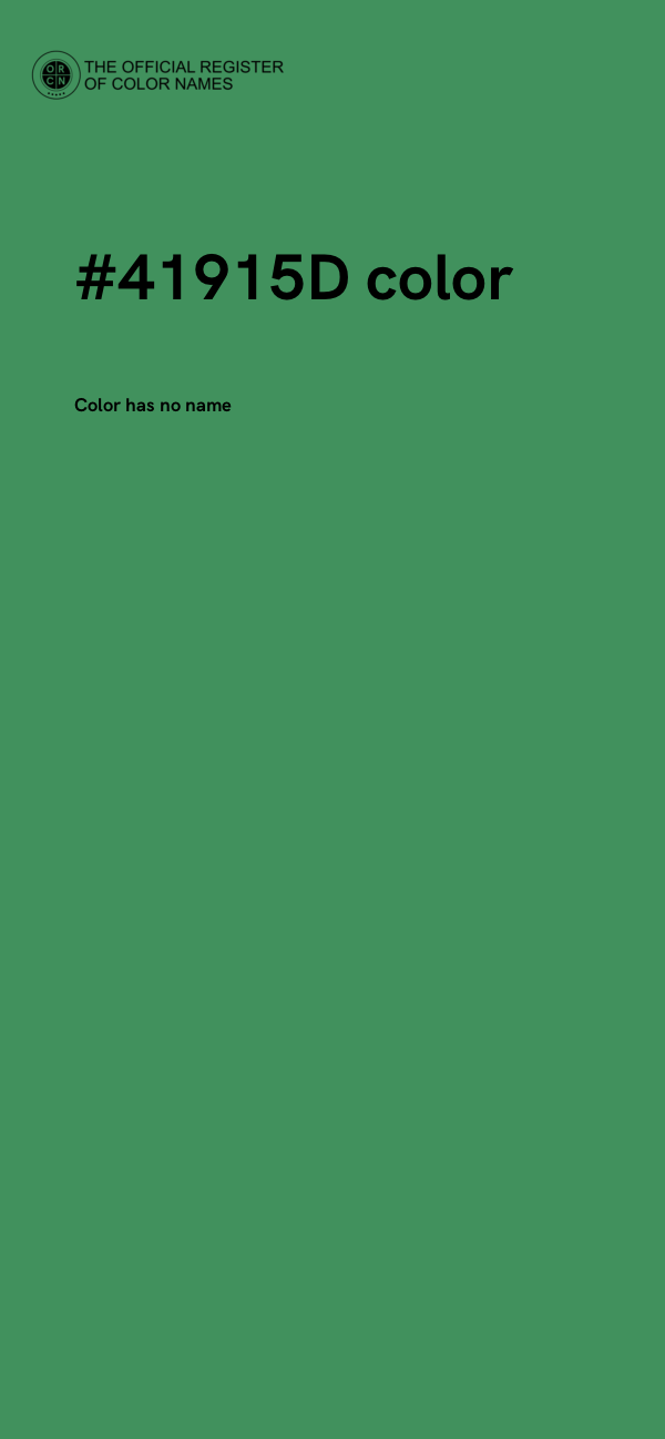 #41915D color image