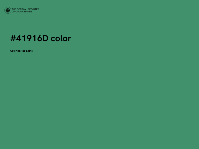 #41916D color image