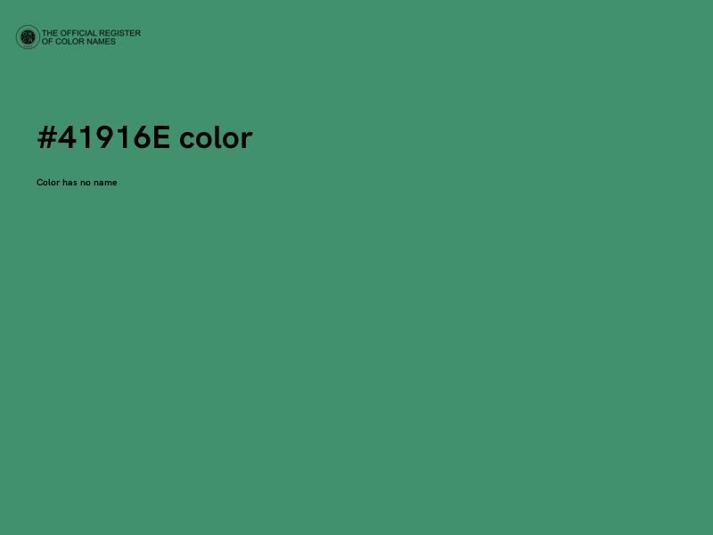#41916E color image