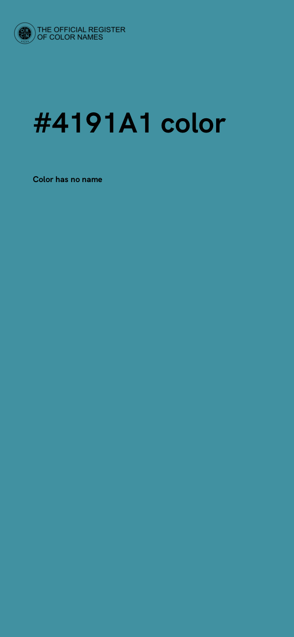 #4191A1 color image