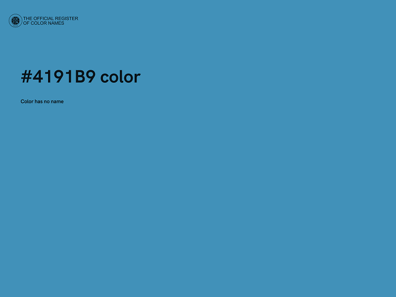 #4191B9 color image