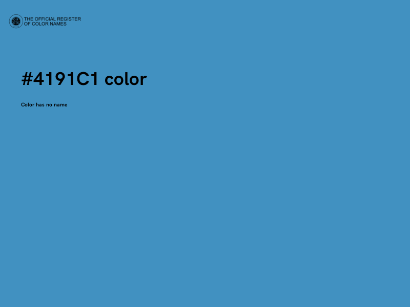 #4191C1 color image