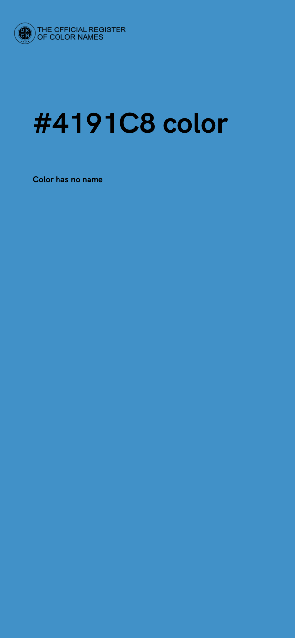 #4191C8 color image