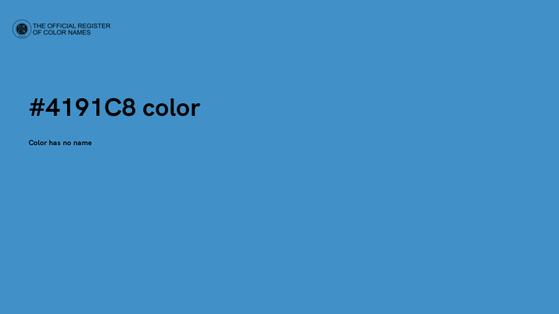 #4191C8 color image