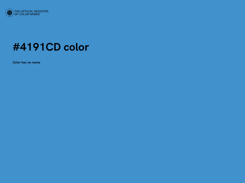 #4191CD color image