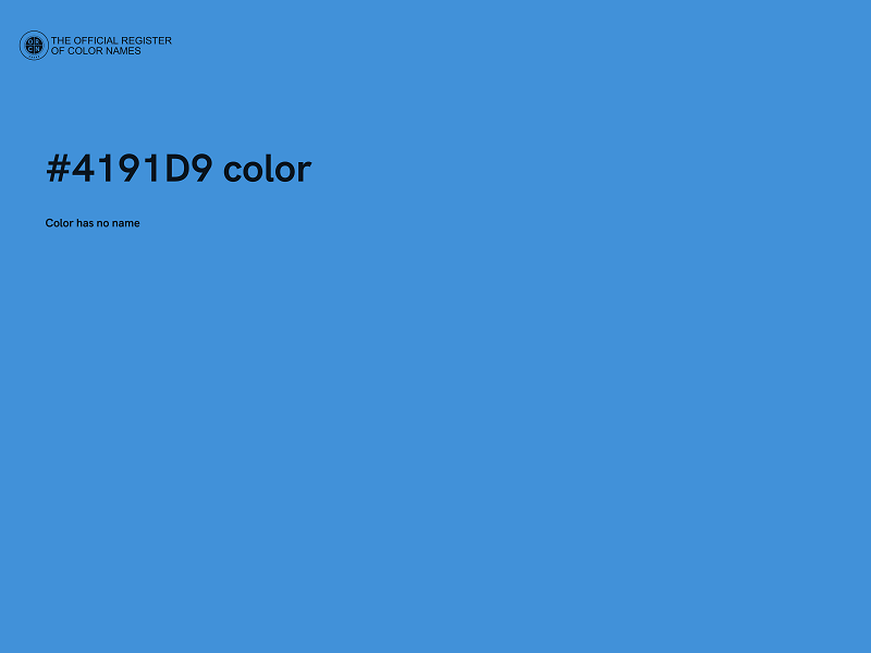 #4191D9 color image