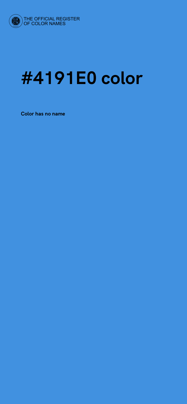 #4191E0 color image