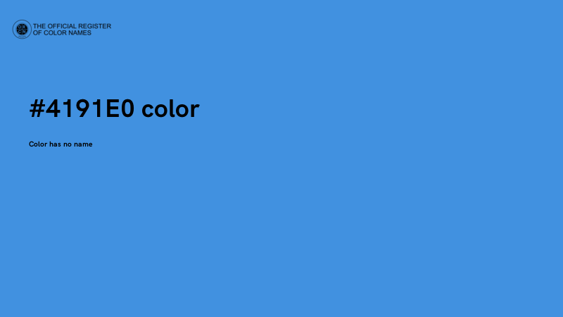 #4191E0 color image