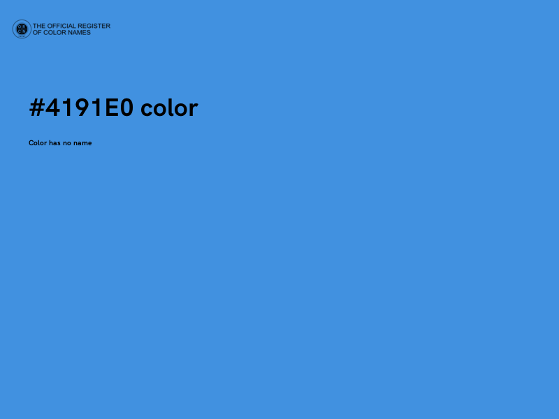 #4191E0 color image