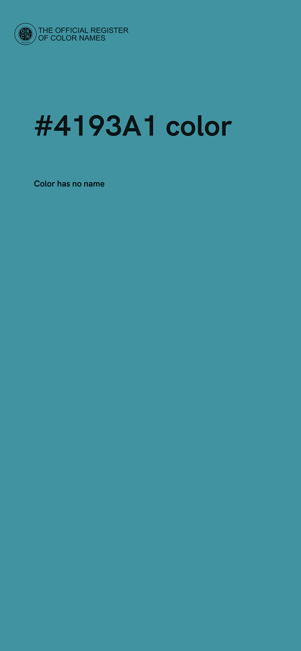 #4193A1 color image