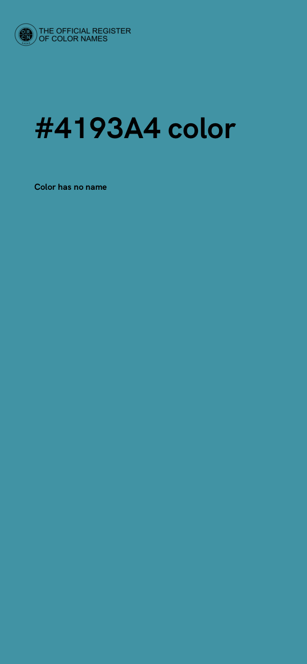#4193A4 color image