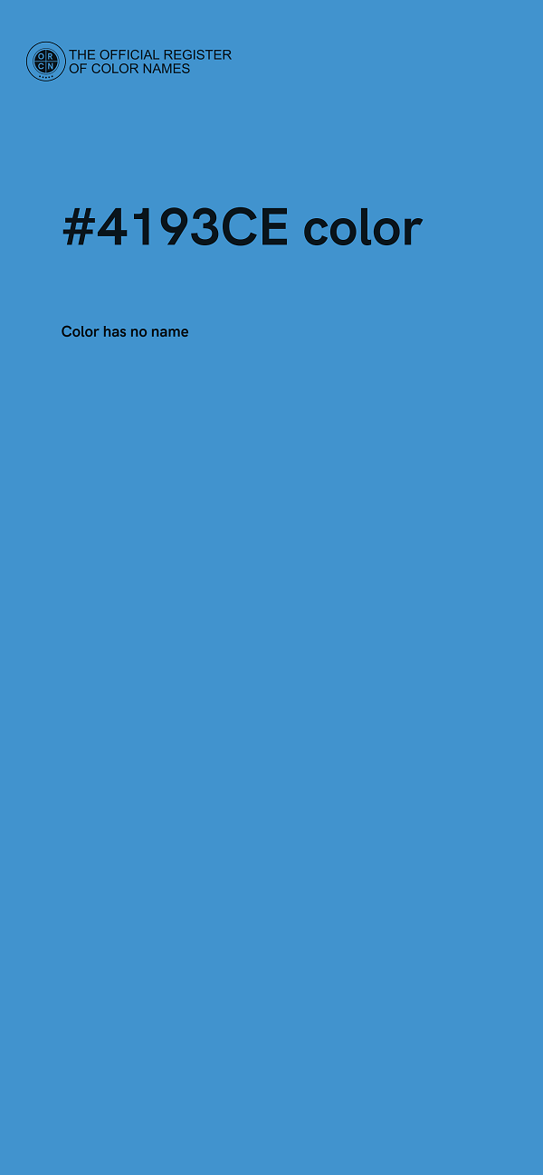 #4193CE color image