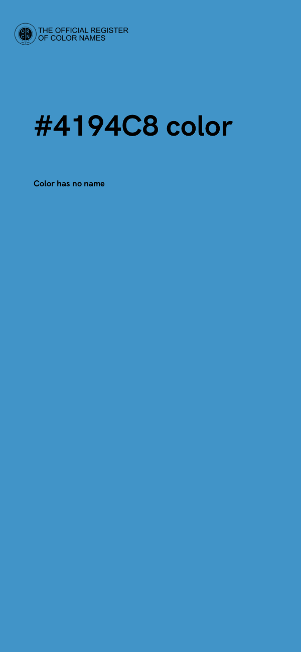 #4194C8 color image