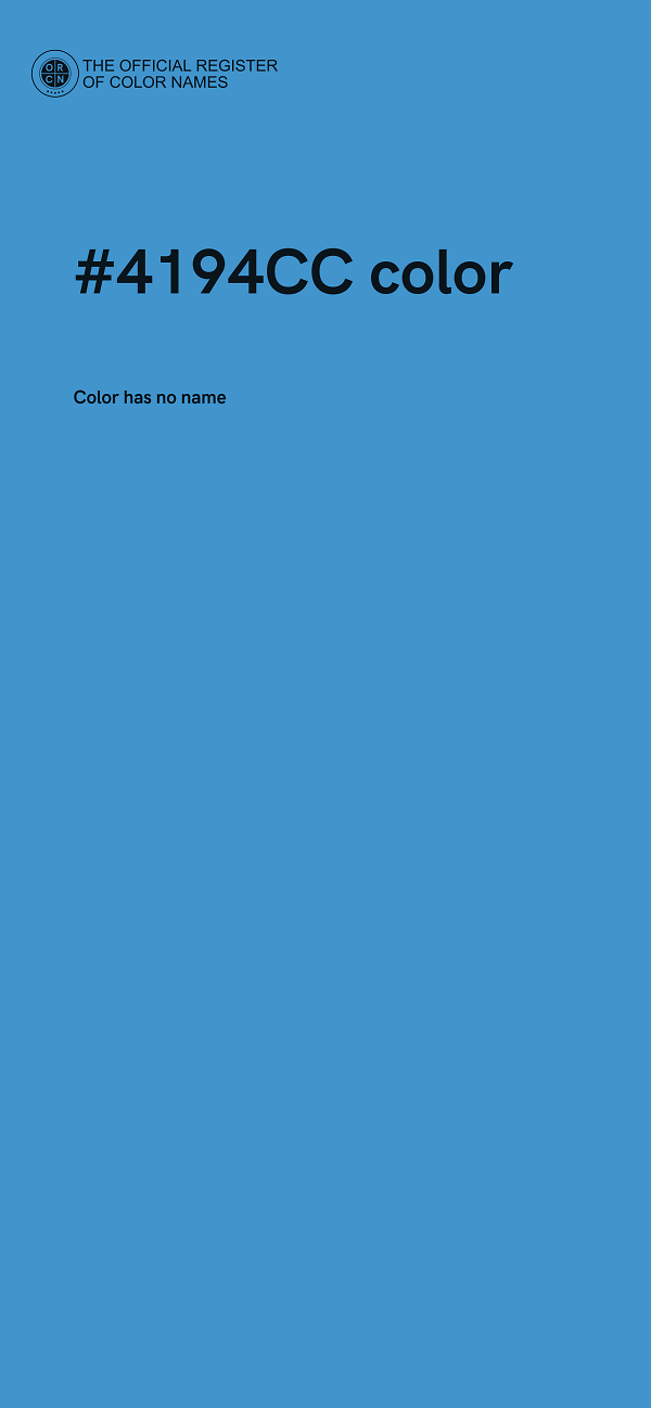 #4194CC color image
