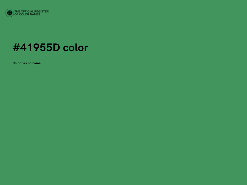 #41955D color image