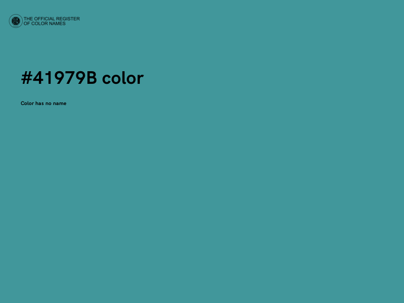 #41979B color image
