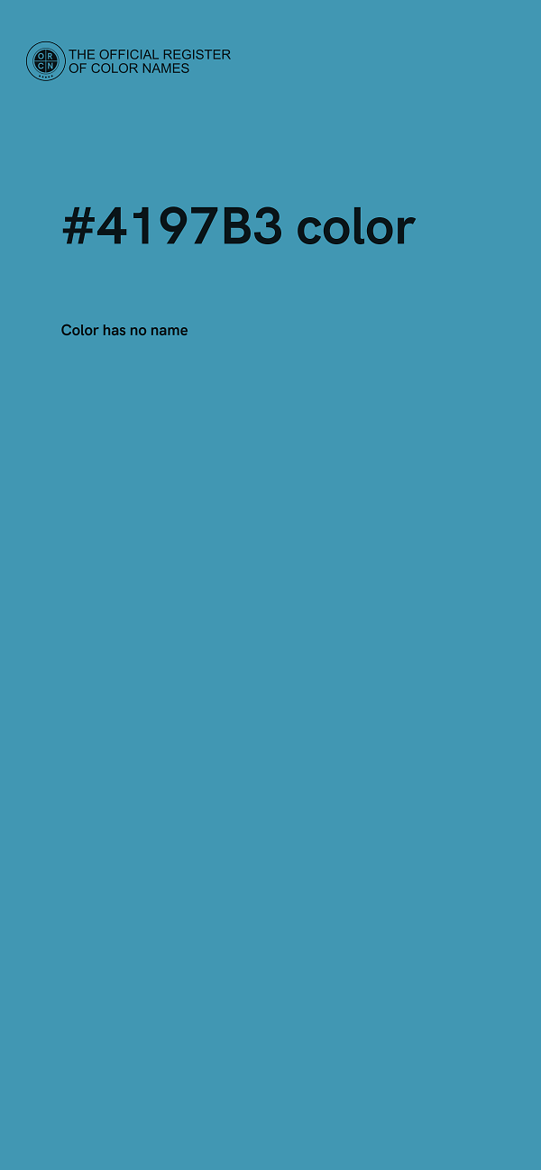 #4197B3 color image