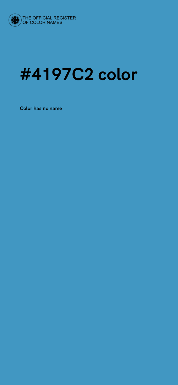#4197C2 color image