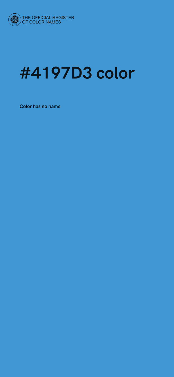 #4197D3 color image