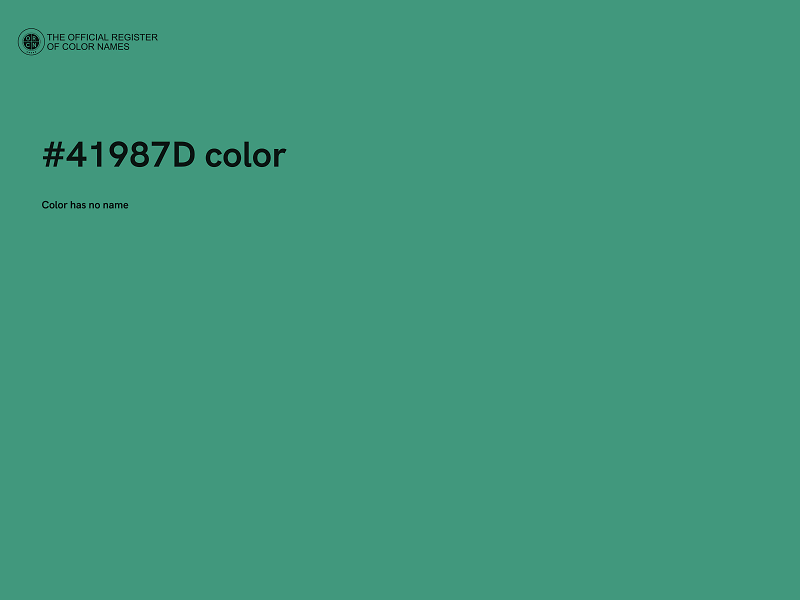 #41987D color image