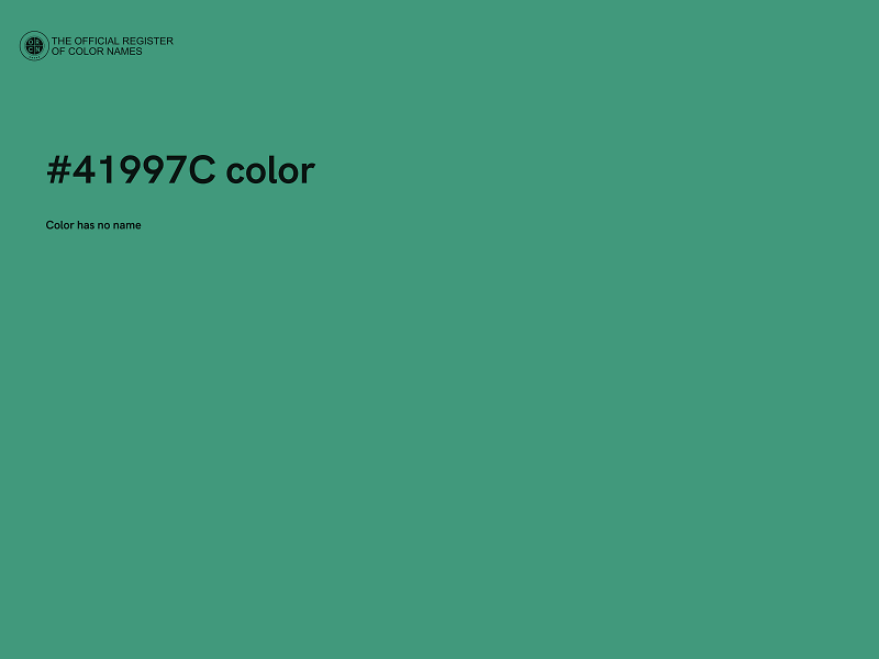 #41997C color image
