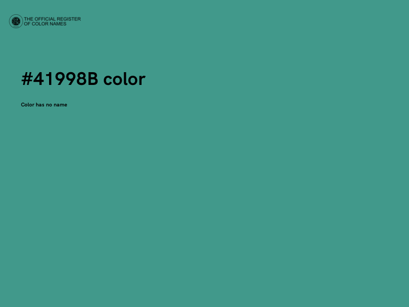 #41998B color image