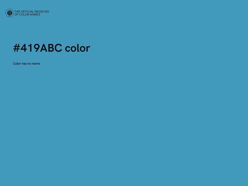 #419ABC color image