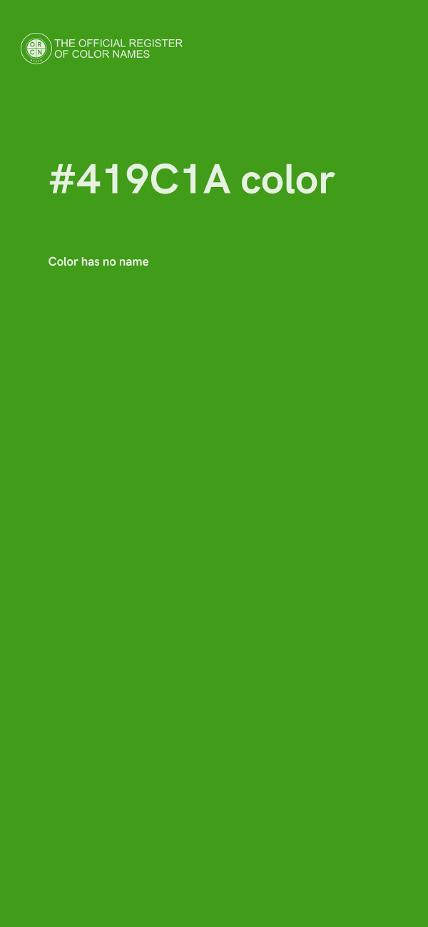 #419C1A color image