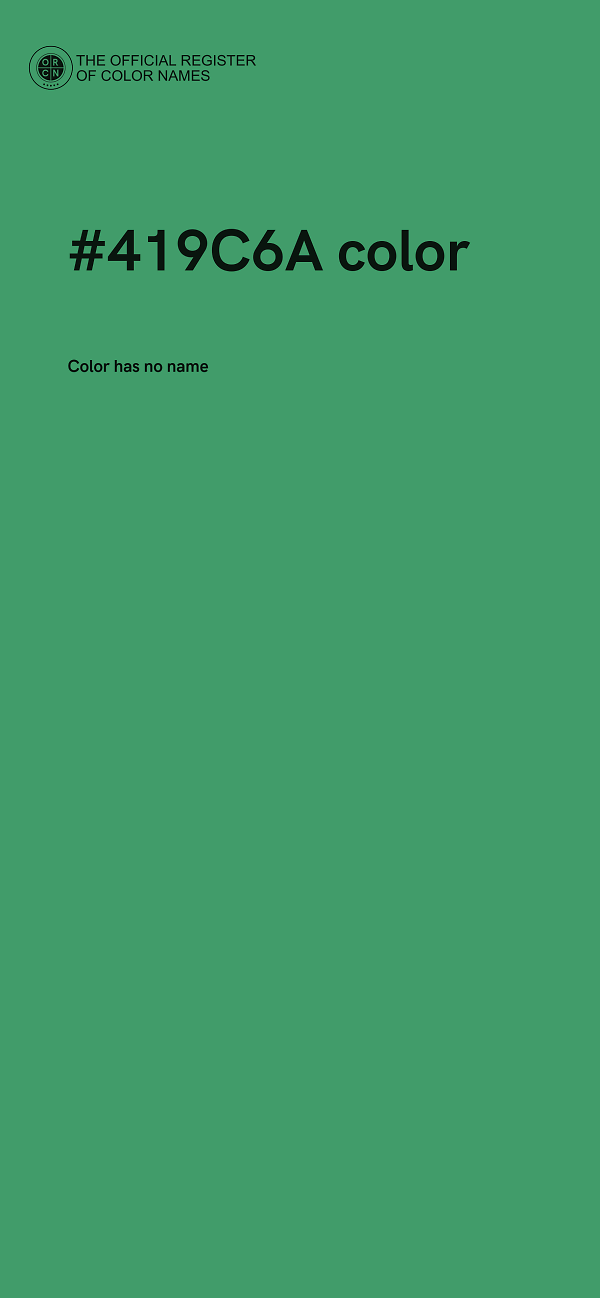 #419C6A color image
