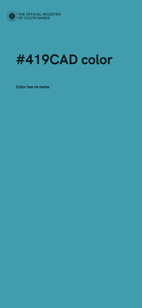 #419CAD color image