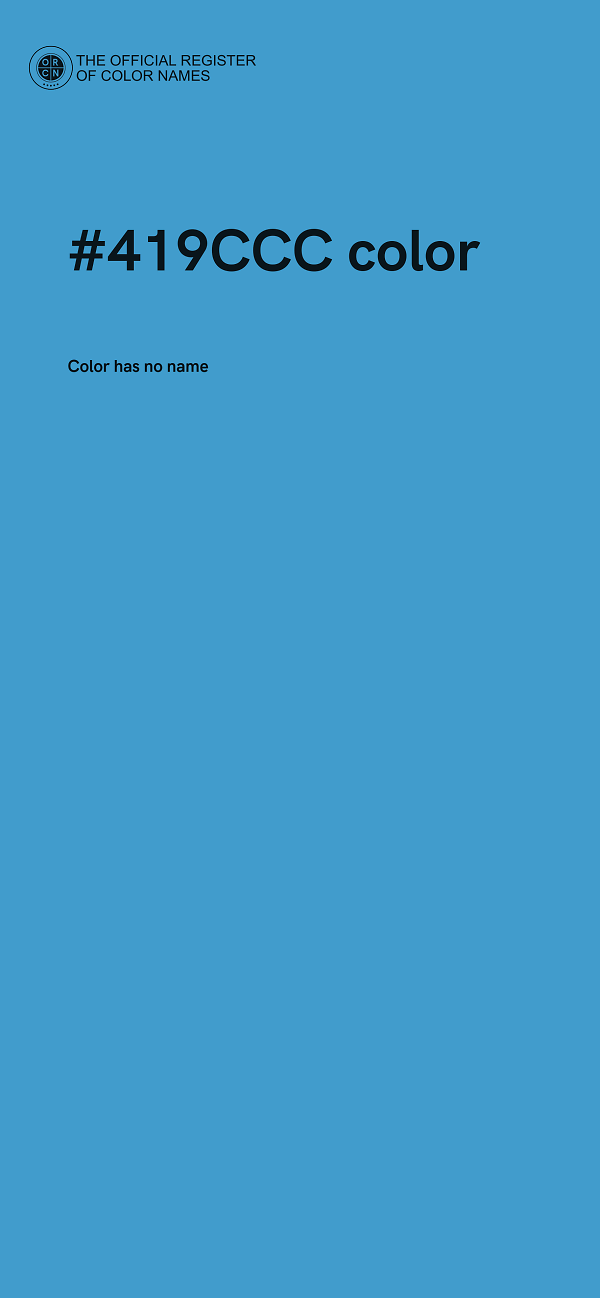 #419CCC color image