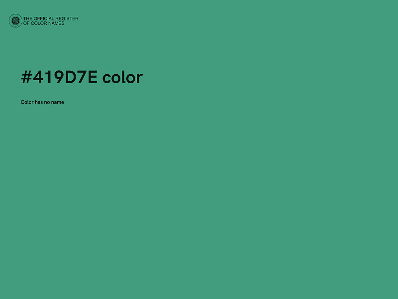 #419D7E color image