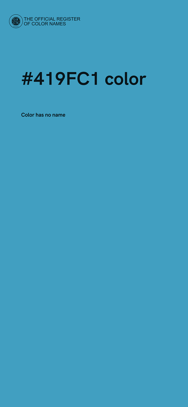 #419FC1 color image
