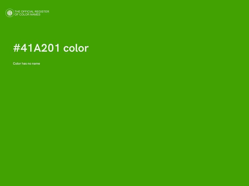 #41A201 color image