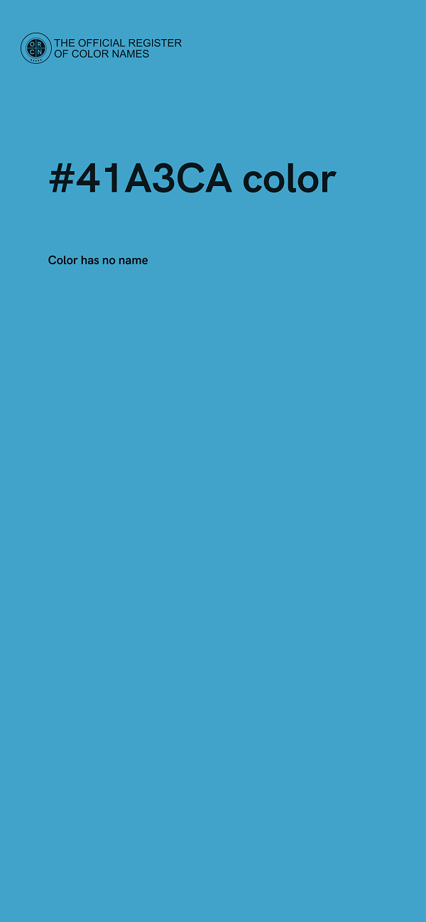 #41A3CA color image
