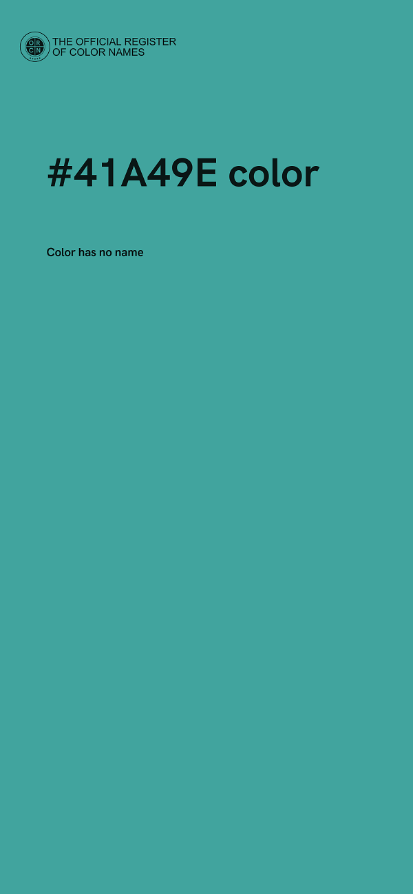 #41A49E color image
