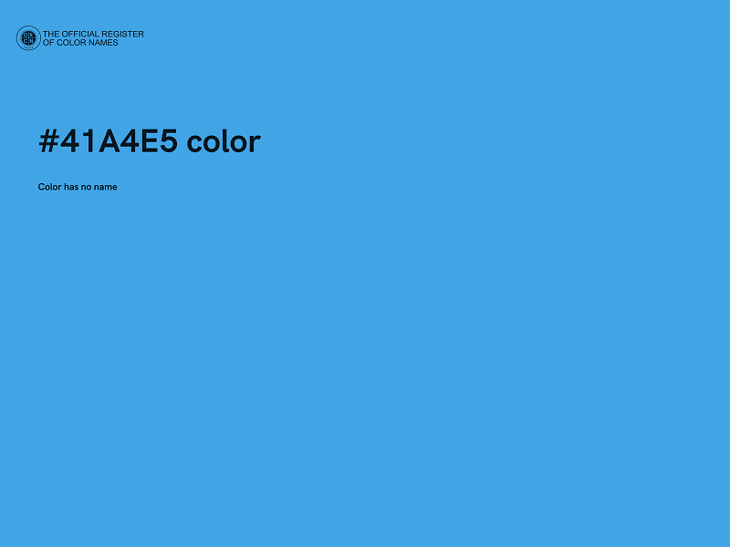 #41A4E5 color image