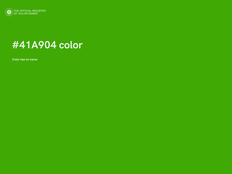#41A904 color image