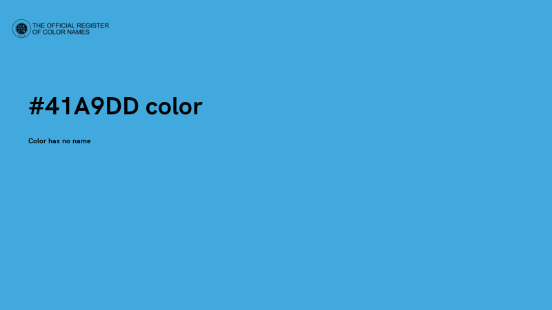#41A9DD color image