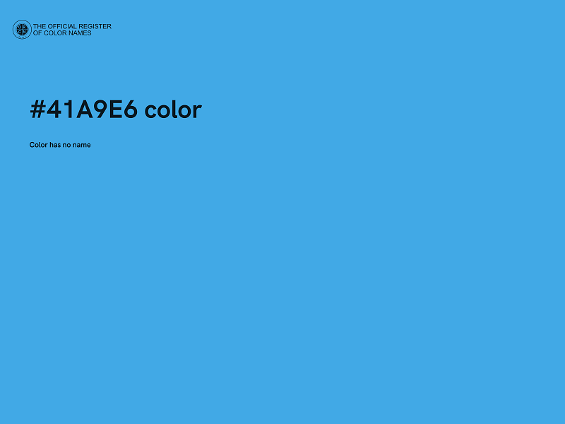 #41A9E6 color image