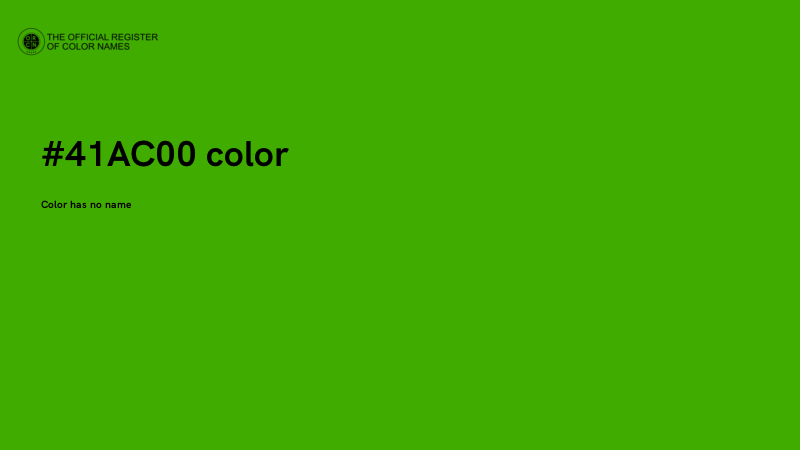 #41AC00 color image