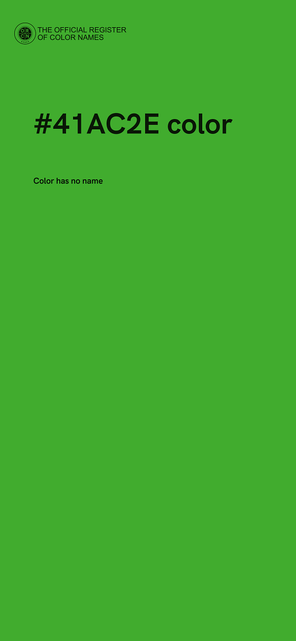 #41AC2E color image