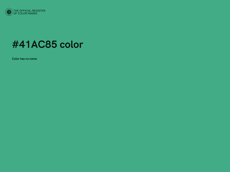 #41AC85 color image