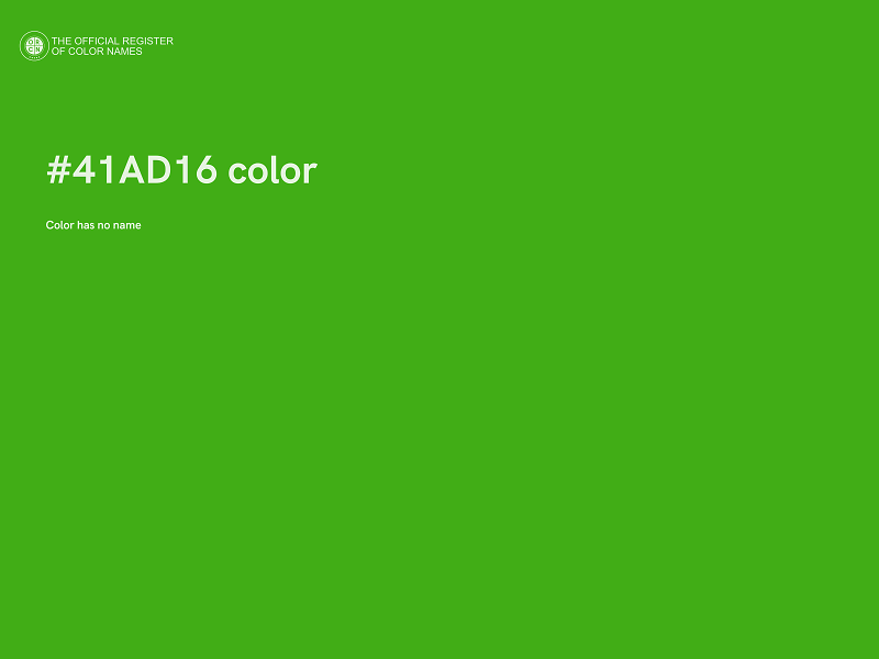 #41AD16 color image