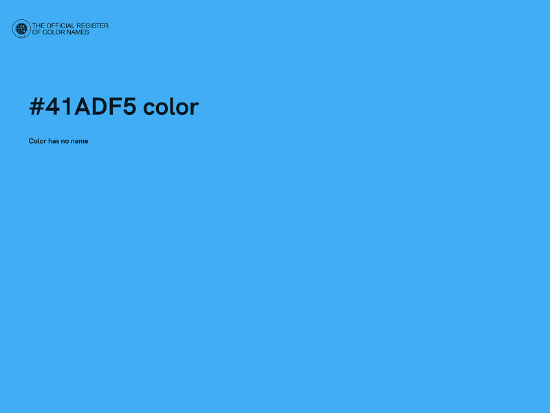 #41ADF5 color image