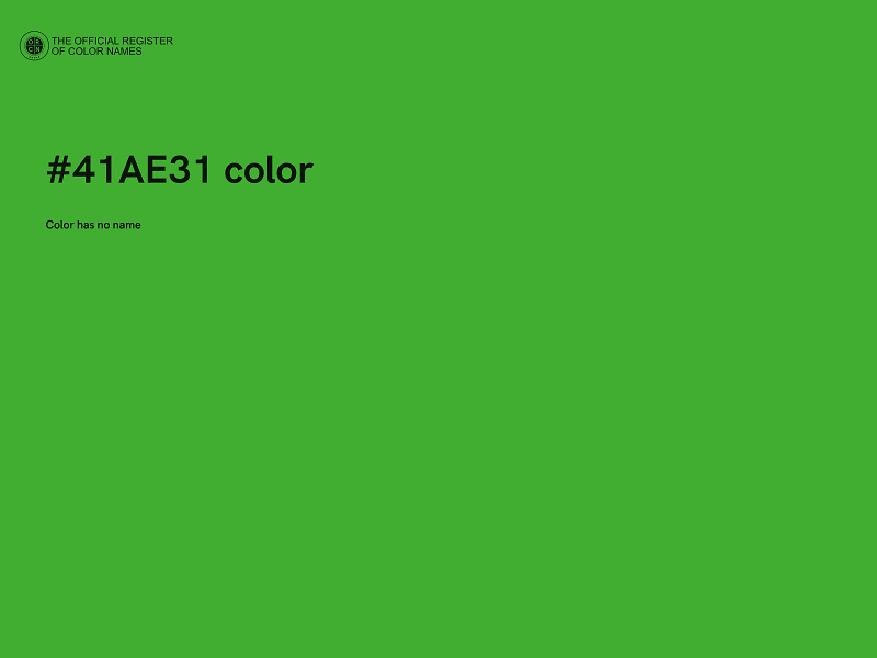 #41AE31 color image