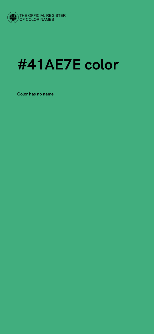 #41AE7E color image