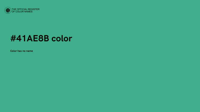 #41AE8B color image